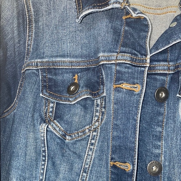 Torrid Blue Trucker Jean Jacket Classic Style - Picture 3 of 7